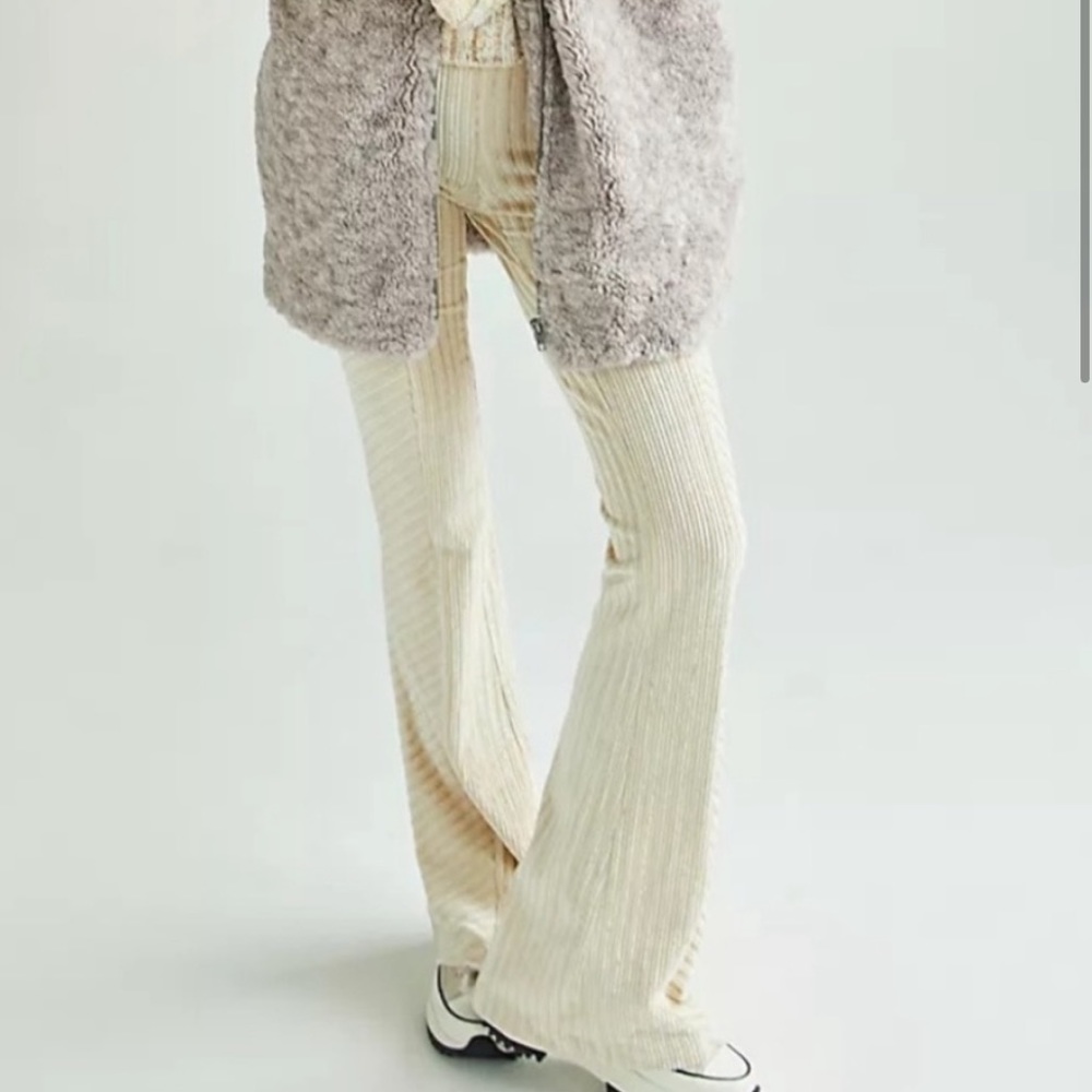 Free people velvet pull on pants